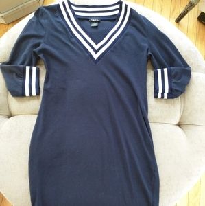 🐋👓Above the Knee Navy Cotton Dress! 🐋👓